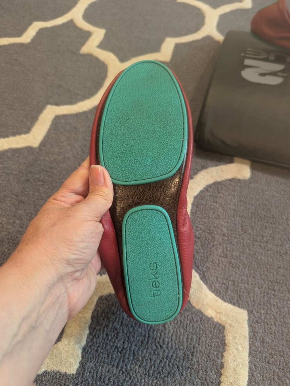 Tieks - Cardinal Red - Size 9 - Picture 7 of 8